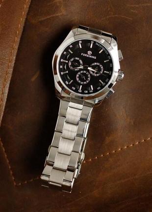 Популярные мужские часы forsining walker steel, высококачественные часы forsining walker steel, удобные часы8 фото