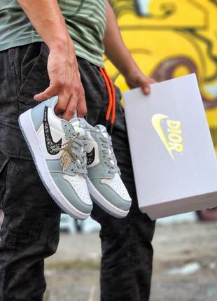 Кроссовки Une Nike SB Dunk Low Fog inspirée de la version High de 2005 dior low кросівки