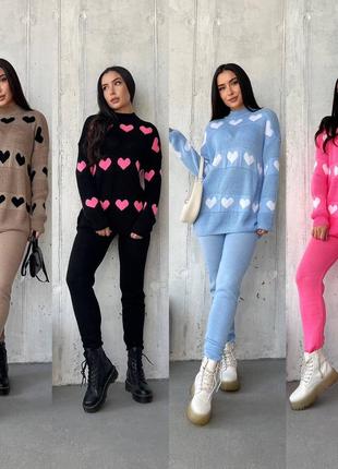 Весенний вязаный костюм alos-143