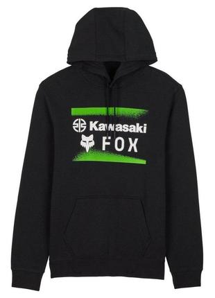 Толстовка fox x kawi hoodie (black), l, l