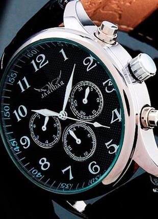 Яскраві чоловічі годинники jaragar elite, класичні годинники jaragar elite, стильні годинники від jaragar
