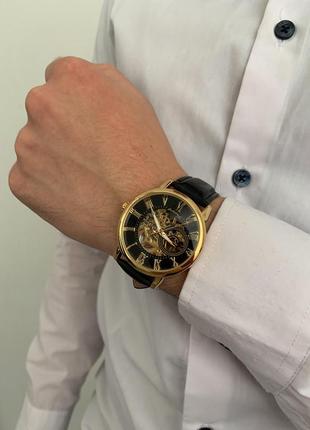 Известные мужские часы forsining rich, высококачественные часы forsining rich, удобные часы от forsining3 фото