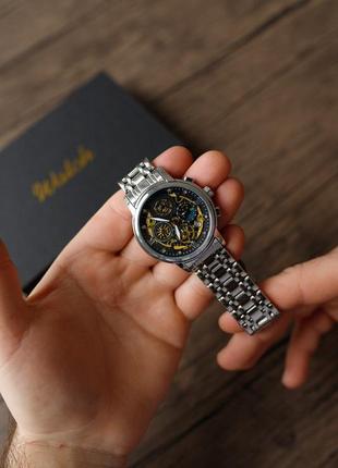 Яскраві чоловічі годинники wishdoit baks, брендові годинники wishdoit baks, годинники з японським механізмом від wishdoit10 фото