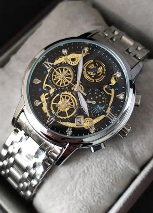 Яскраві чоловічі годинники wishdoit baks, брендові годинники wishdoit baks, годинники з японським механізмом від wishdoit7 фото