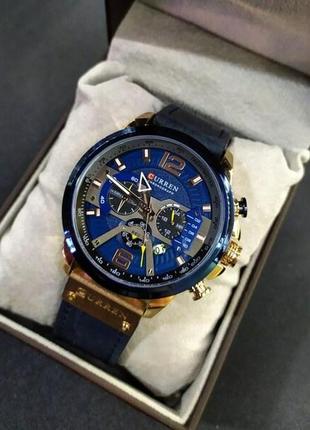 Брендовые мужские часы curren toronto, стильные кварцевые часы curren toronto, надёжные часы, от curren3 фото