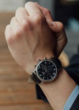 Брендовые мужские часы jaragar mustang, классические часы jaragar mustang, стильные часы от jaragar5 фото