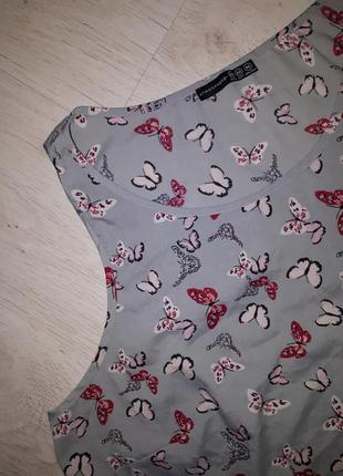Блуза/майка метелики р.52/54