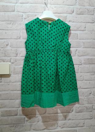 Летнее хлопковое платье на 2-3 года 2