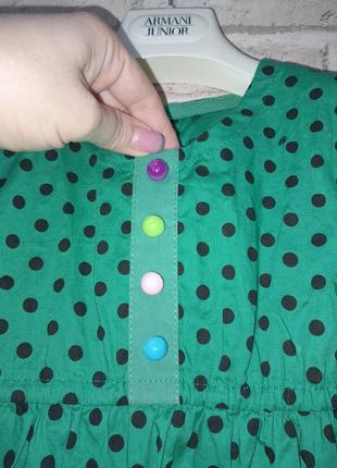 Летнее хлопковое платье на 2-3 года 4