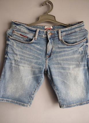 Tommy hilfiger шорты джинсовые мужские