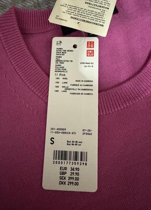 Свитер из шерсти uniqlo3 фото