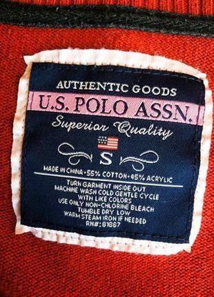 Комфортний базовий теплий пуловер американського бренду u.s. polo assn4 фото