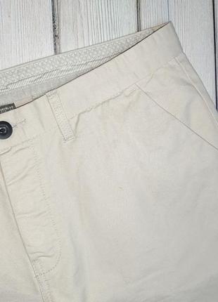 🤩1+1=3 фирменные светло-бежевые шорты чинос из хлопка primark, размер 48 - 505 фото