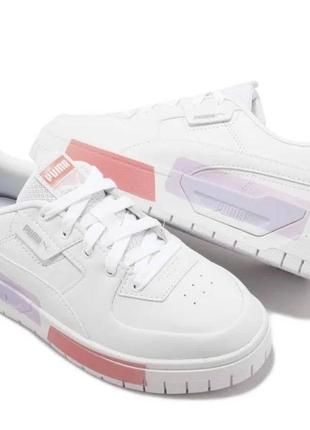 Кроссовки кеды женские puma cali dream mis wmns'white peach pink' 385598-01 оригинал