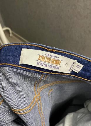 Синие джинсы от бренда topman6 фото