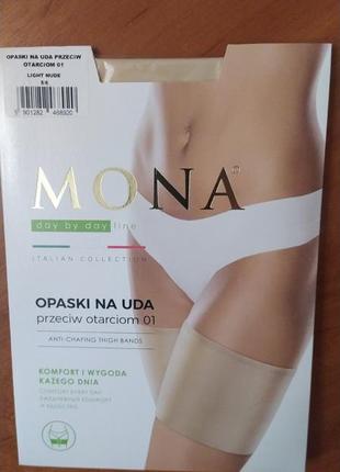 Бандалетки,гладкі стрічки на стегна проти натирання mona opaski na uda otarciom 014 фото