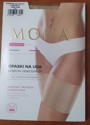 Бандалетки,гладкі стрічки на стегна проти натирання mona opaski na uda otarciom 015 фото