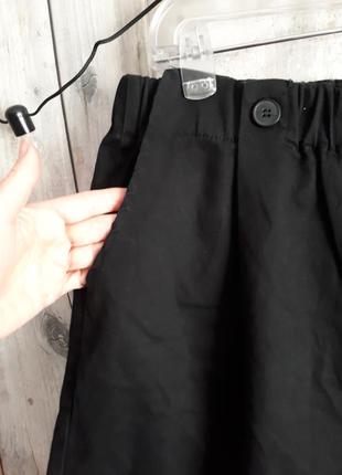 Черные шорты короткие широкие стрейчевые женские с карманами р 4xl большого размера2 фото