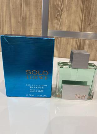 Lewe solo loewe eau de cologne intense 75 мл, оригинал