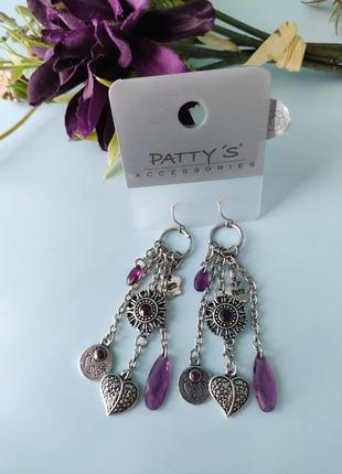 Сережки висульки patty's accessories німеччина