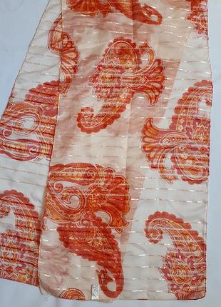 Итальянский легкий шарфик (160 см на 37 см)