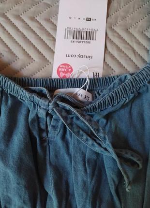 Джинсова легка міні сукня джинсовое платье летнее5 фото