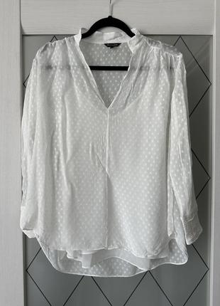 Massimo dutti блуза белая