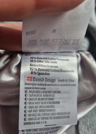 Красивая лёгкая топовая летняя юбка тюльпан новая с биркой шелковая подклада s m l серого цвета9 фото