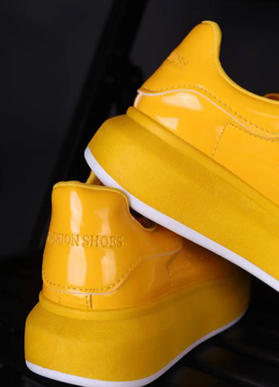 Кросівки жіночі жовті т17987 фото