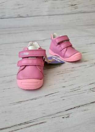 Кожаные ортопедические ботинки для девочек dd step (венгрия)7 фото