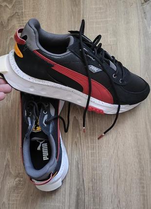 Кожаные кроссовки puma ferrari1 фото