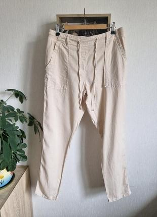 Льняные брюки m&amp;s1 фото
