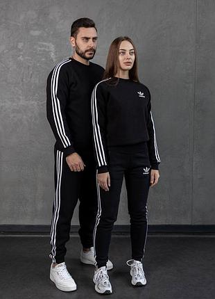 Cпортивний костюм adidas унисекс якісний на весну багато розмірів стильний
