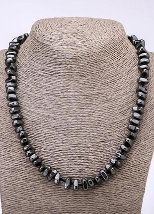 Намисто чоловічі гематит