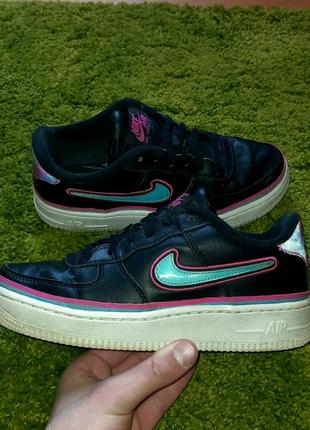 Кроссовки nike air force 1 low lv8 miami vice кожаные jordan 4 ботинки nba