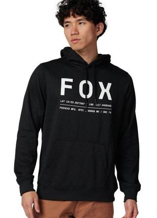 Толстовка fox non contrast-stitch hoodie (black), l