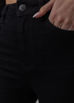 Джинси жіночі стрейч, колір чорний, 214r14315 фото