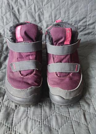 Сапожки ботинки зимние quechua непромокаемые сапожки ботинки деми демисезонные h&amp;m теплые next термо decathlon zara2 фото