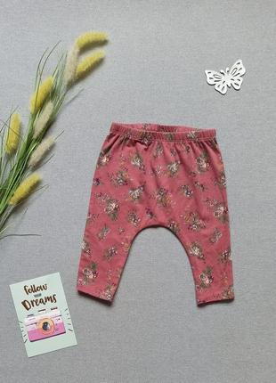 Дитячі лосини штанці 0-3 міс легінси легінси лосинки для новонародженої дівчинки1 фото