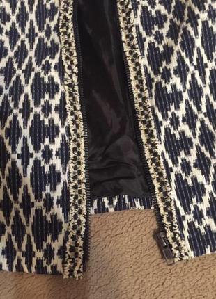 Укороченный жакет, пиджак, блейзер, vero moda, на молнии с принтом2 фото