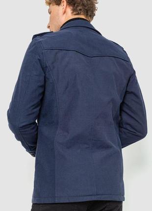 Піджак чоловічий однотонний, колір синій, 182r151725 фото
