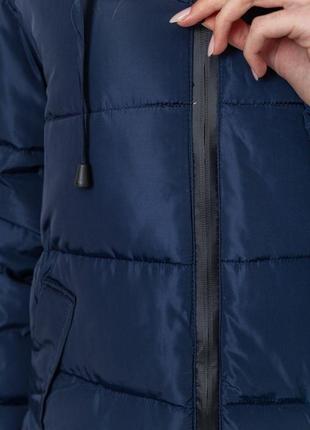 Куртка жіноча зимова, колір синій, 235r16166 фото