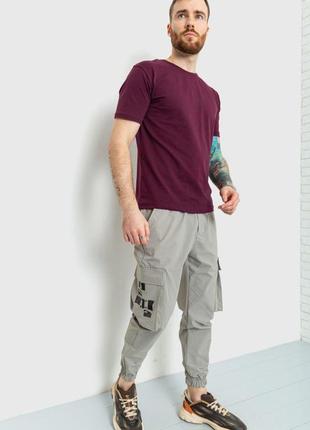 Спортивные брюки мужские тонкие стрейчевые, цвет оливковый, 157r1022 фото