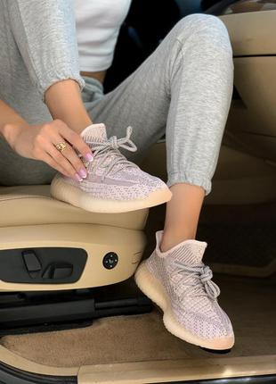 Adidas yeezy boost 350 synth pink reflective, кроссовки адидас изи 350 розовы рефлектив, кросівки ізі 3508 фото