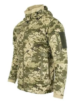 Куртка демісезонна call dragon gen 5 мм14, тактична куртка софтшел, військова куртка піксель вологозахисна