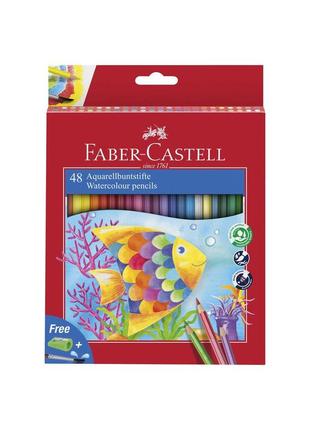 Набор карандашей 48 цв. faber castell  aquarell акварельные (114448)