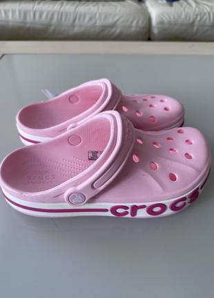 Crocs 37 pink сланцы2 фото