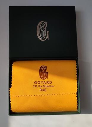 Оригінальний гаманець goyard paris кошельок гаярд чорний колір3 фото