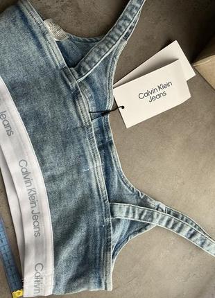 Джинсовый топ calvin klein размер s4 фото