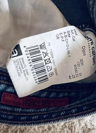 Джинсы, штаны pierre cardin оригинал бренд размер 34/32, 33 длина 107 см классические джинсы9 фото